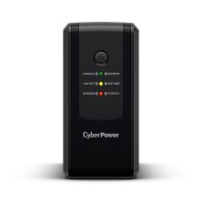 CyberPower UT650EG sistema de alimentación ininterrumpida (UPS) Línea interactiva 0,65 kVA 360 W 3 s