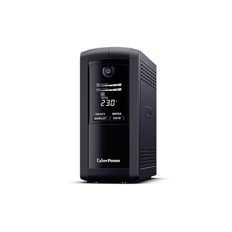 CyberPower VP1000ELCD sistema de alimentación ininterrumpida (UPS) Línea interactiva 1 kVA 550 W 4 s