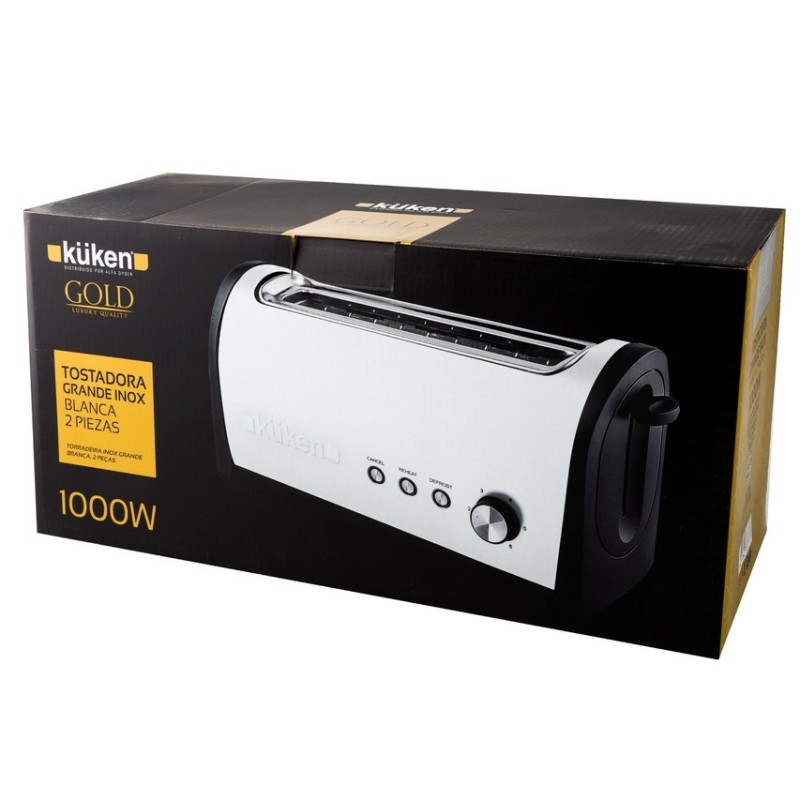 Küken 33777 tostadora 6 2 rebanada(s) 1000 W Blanco