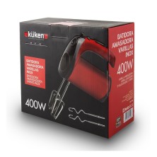 Küken 34008 batidora Batidora de mano 400 W Negro, Rojo