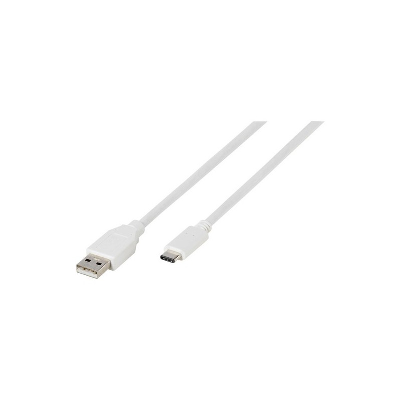 Vivanco DCVVUSBC20A12W cable USB 1,2 m USB C USB A Blanco