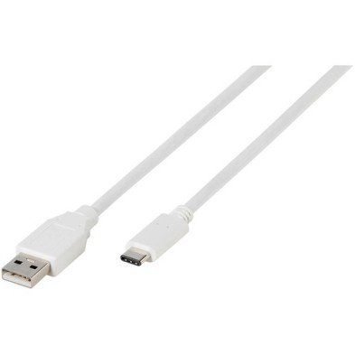 Vivanco DCVVUSBC20A12W cable USB 1,2 m USB C USB A Blanco