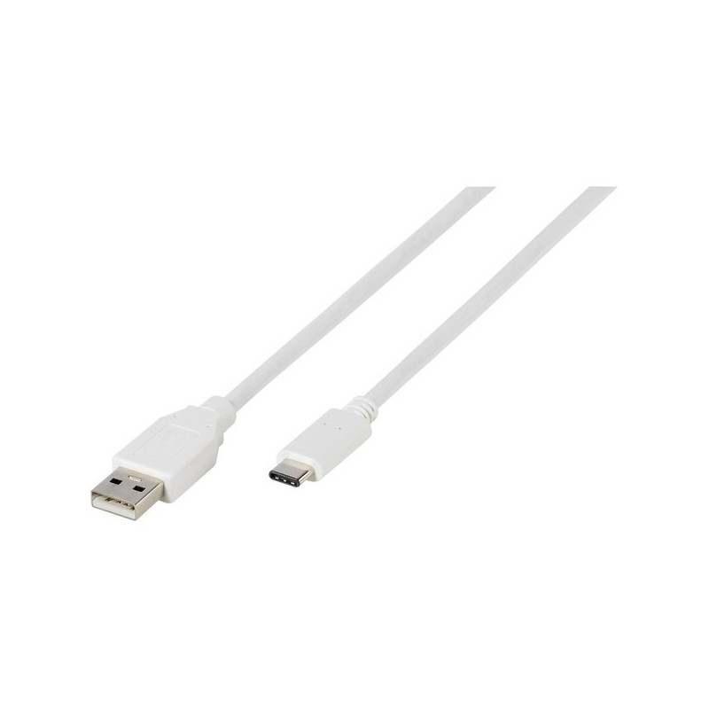 Vivanco DCVVUSBC20A12W cable USB 1,2 m USB C USB A Blanco