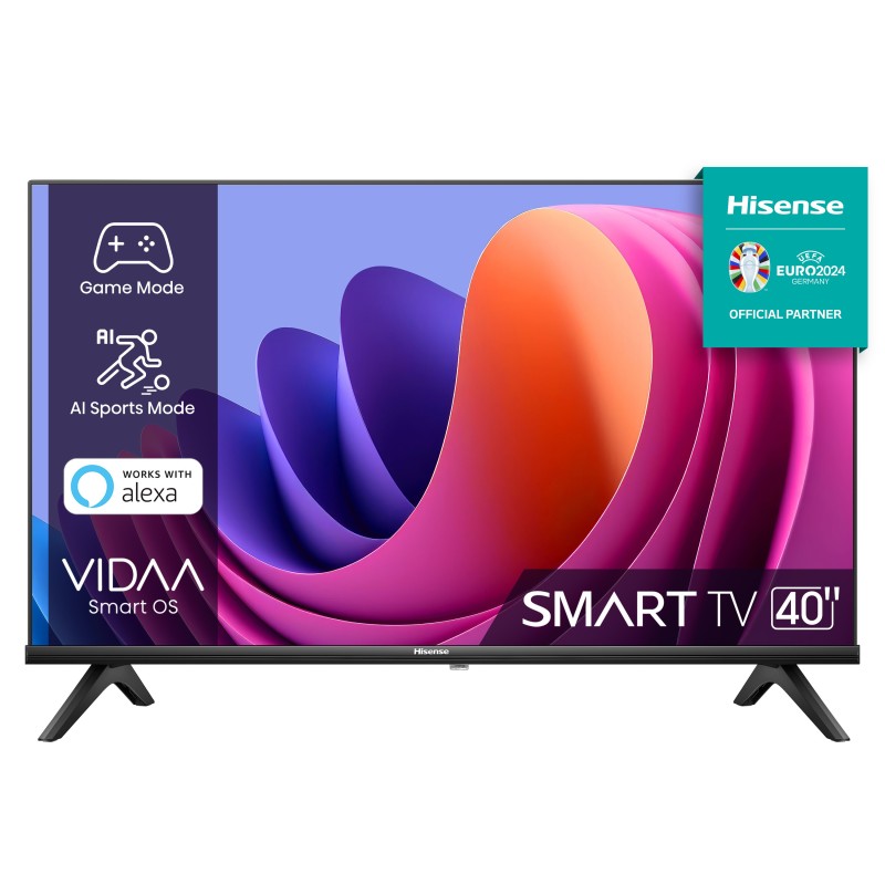 Hisense 40A4N Televisor 101,6 cm (40") Full HD Smart TV Wifi Negro 200 cd / m²