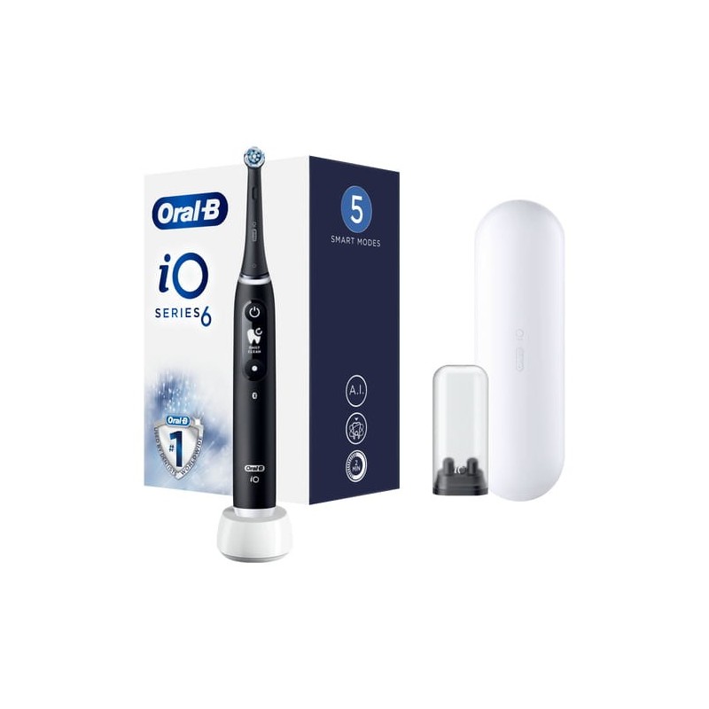 Oral-B iO 6 Adulto Cepillo de dientes oscilante Negro