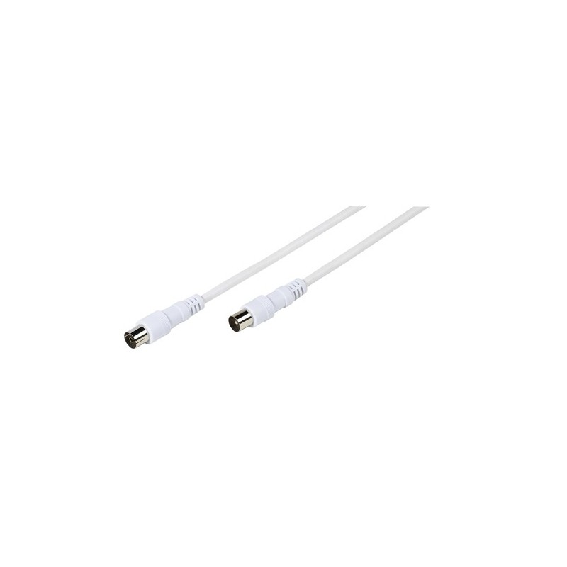 Vivanco PBW CO90 15 cable coaxial 1,5 m IEC Blanco