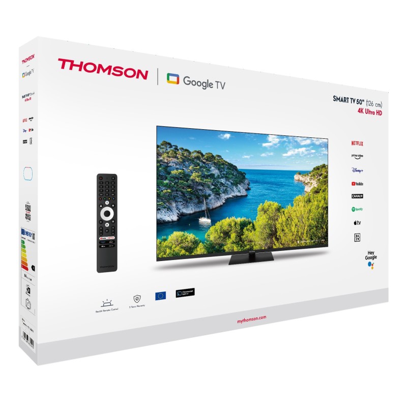 Thomson 50UG5C14 Televisor 127 cm (50") 4K Ultra HD Smart TV Wifi Negro