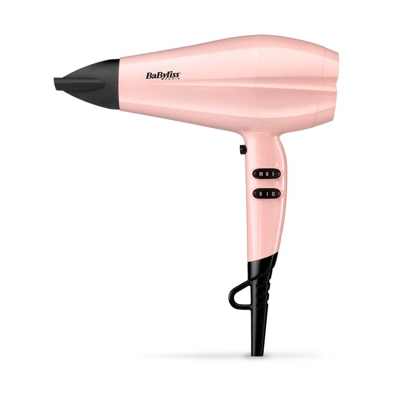 BaByliss ROSE BLUSH 2200 secador 2200 W Negro, Rosa