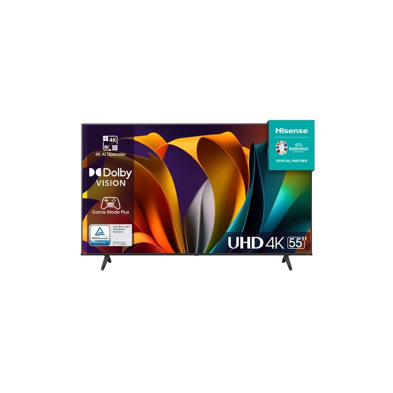 Hisense 55A6N Televisor 139,7 cm (55") 4K Ultra HD Smart TV Wifi Negro 300 cd / m²