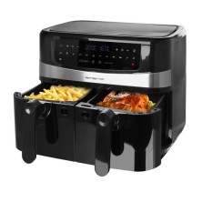 Emerio AF-126672.4 freidora Doble 9 L Independiente 2400 W Freidora de aire caliente Negro