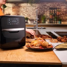Moulinex AL501 Sencillo Independiente Freidora de aire caliente Negro