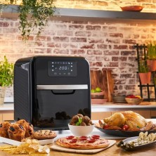 Moulinex AL501 Sencillo Independiente Freidora de aire caliente Negro