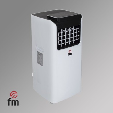 FM Calefacción AP-20 aire acondicionado portátil 1 L 52 dB Negro, Blanco