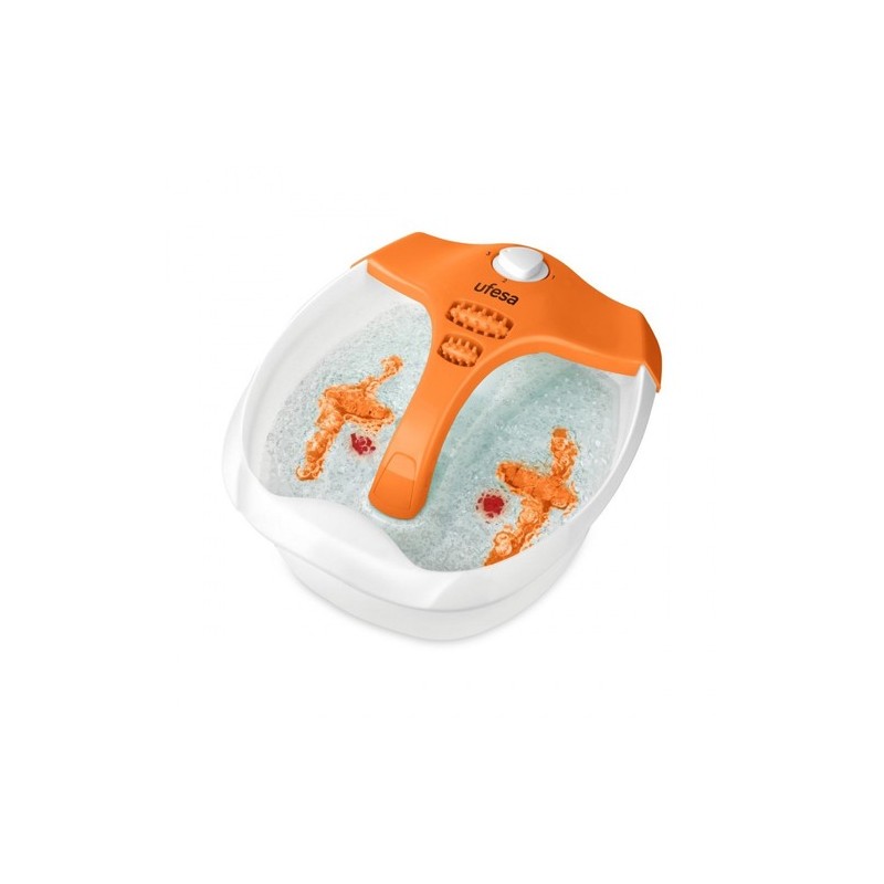 Ufesa BH5700 bañera de pies 80 W Naranja, Blanco