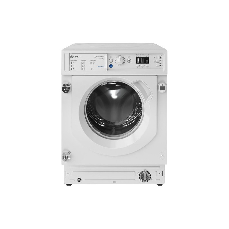 Indesit BI WDIL 861485 EU lavadora-secadora Integrado Carga frontal Blanco D