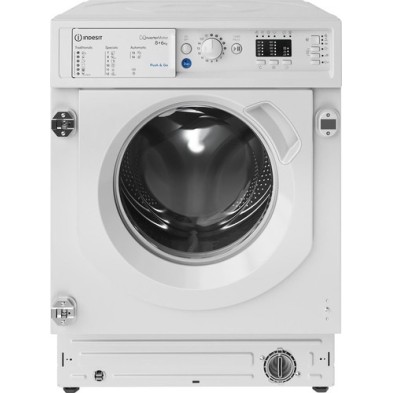 Indesit BI WDIL 861485 EU lavadora-secadora Integrado Carga frontal Blanco D