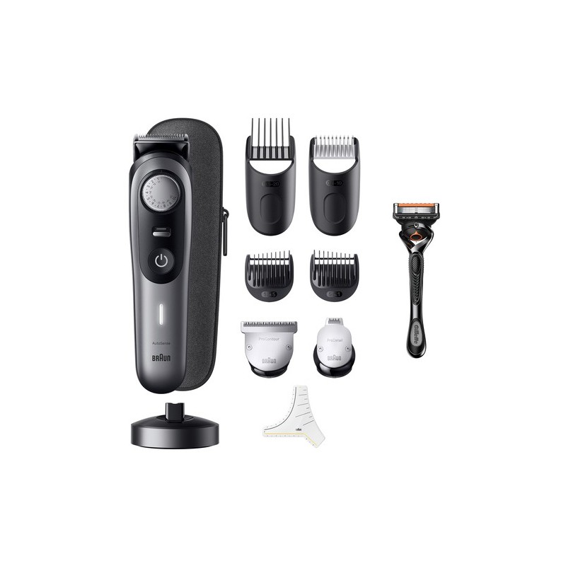 Braun BeardTrimmer BT9420 Batería 40 2 cm Mojado y seco Negro, Gris