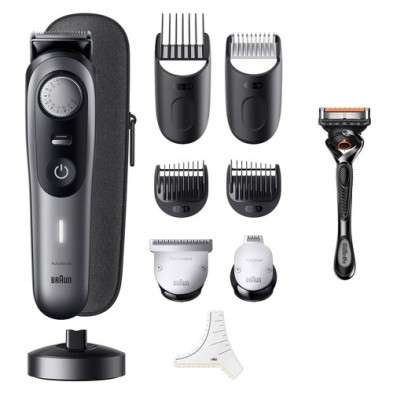 Braun BeardTrimmer BT9420 Batería 40 2 cm Mojado y seco Negro, Gris