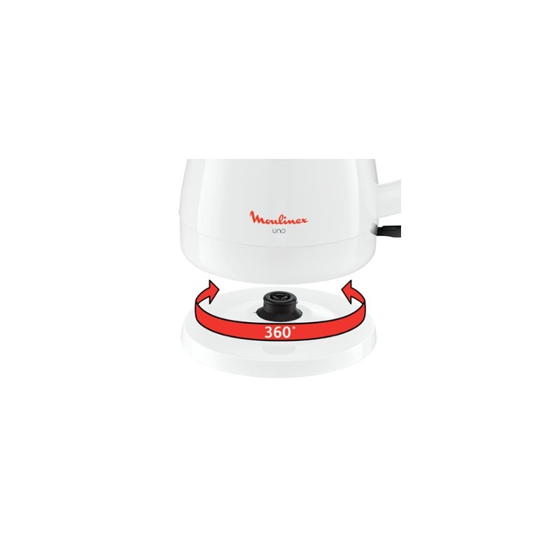 Moulinex BY150100 tetera eléctrica 1,5 L 2400 W Blanco