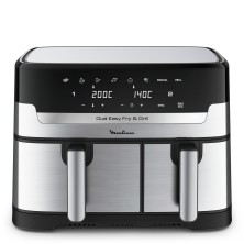 Moulinex Dual Easy Fry EZ905D20 freidora Doble 8,3 L Independiente 2450 W Freidora de aire caliente