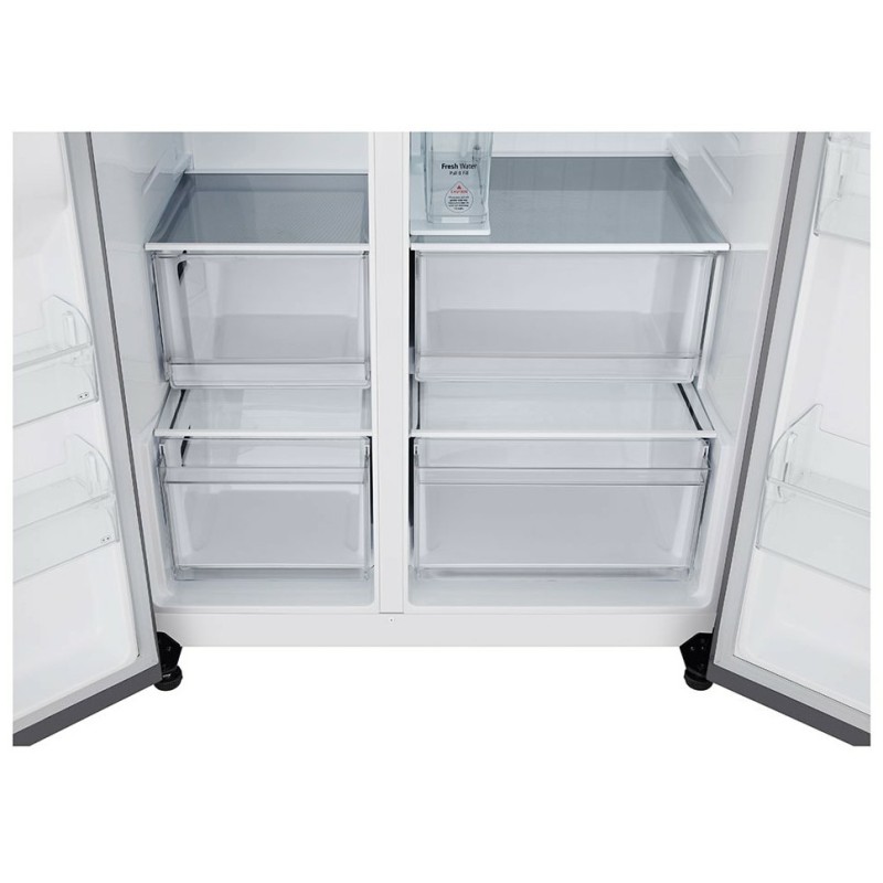 LG InstaView GSJC41PYPE nevera puerta lado a lado Independiente 641 L E Plata