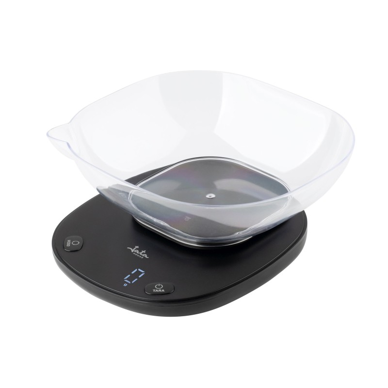 JATA HBAL1709 báscula de cocina Negro Encimera Rectángulo Báscula electrónica de cocina