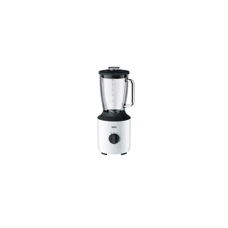 Braun PowerBlend 3 1,5 L Batidora de vaso 800 W Negro, Blanco