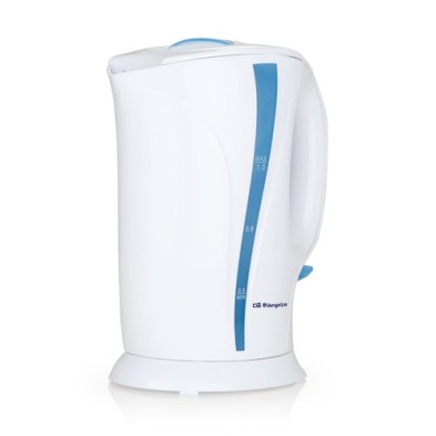 Orbegozo KT-5002 tetera eléctrica 1 L 1650 W Azul, Blanco