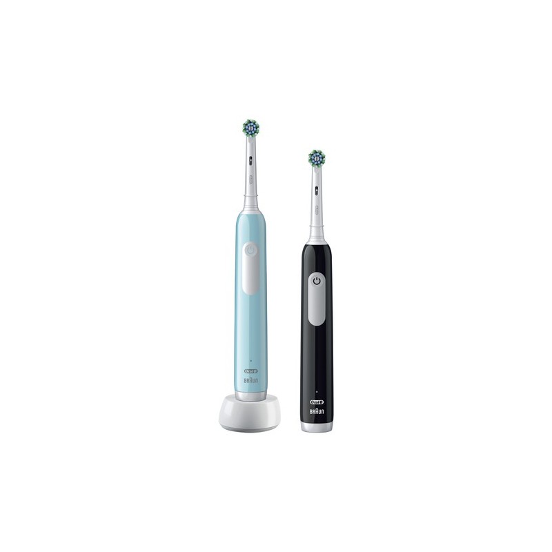 Oral-B Pro 1 PRO1CRSDUO cepillo eléctrico para dientes Adulto Cepillo dental oscilante Negro, Turque