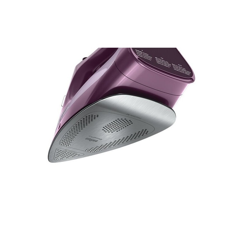 Braun TexStyle 7 Pro SI 7181 VI plancha Plancha vapor-seco EloxalPlus soleplate 3100 W Violeta