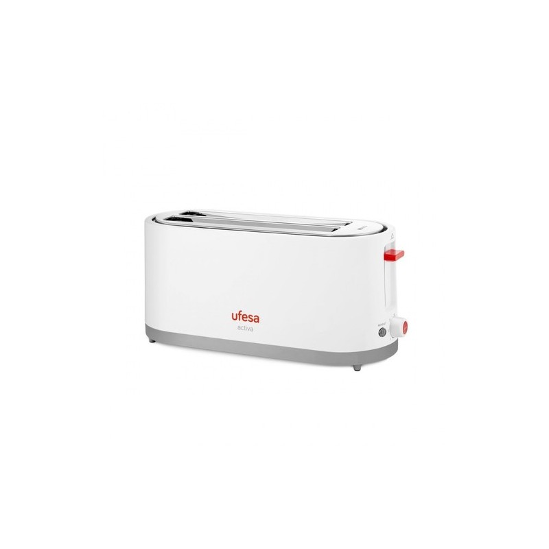 Ufesa TT7375 tostadora 7 2 rebanada(s) 1400 W Gris, Rojo, Blanco