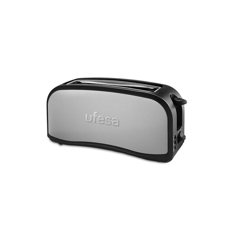 Ufesa TT7965 optima 2 rebanada(s) 1000 W Negro, Acero inoxidable