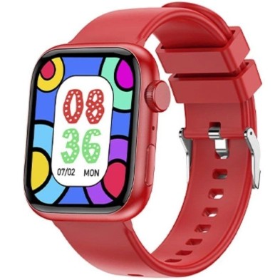 Smartwatch Forever IGo Watch 3 JW-500 Notificaciones Frecuencia Cardíaca Rojo