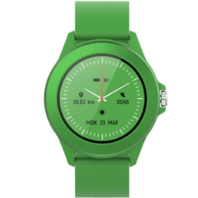 Smartwatch Forever Colorum CW-300 Notificaciones Frecuencia Cardíaca Verde