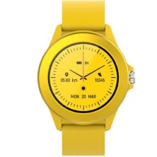 Smartwatch Forever Colorum CW-300 Notificaciones Frecuencia Cardíaca Amarillo