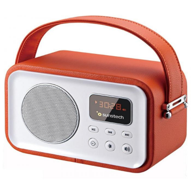 Radio portatil Sunstech RPBT450 Naranja