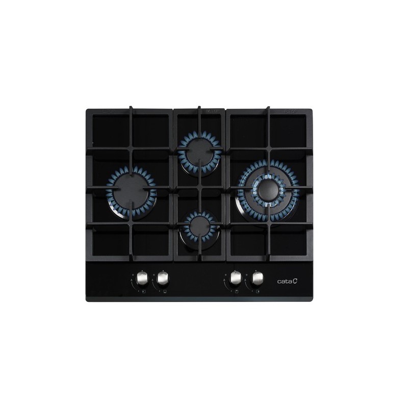 CATA LCIB 6031 BK Negro Integrado Encimera de gas 4 zona(s)