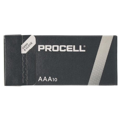 Pack 10 Pilas AAA Duracell Procell Id2400ipx10