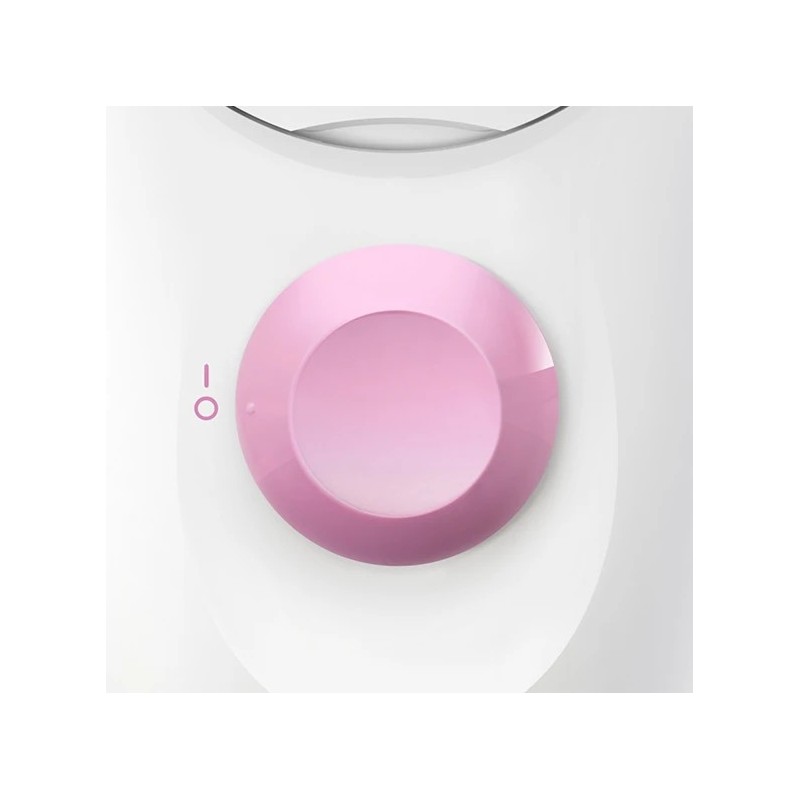 Braun Silk-épil 1 1-010 depiladora 20 pinzas Rosa, Blanco