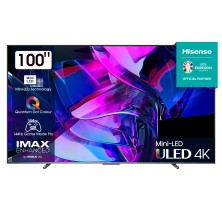 Hisense U7KQ 100U7KQ Televisor 2,54 m (100") 4K Ultra HD Smart TV Wifi Negro 500 cd / m²