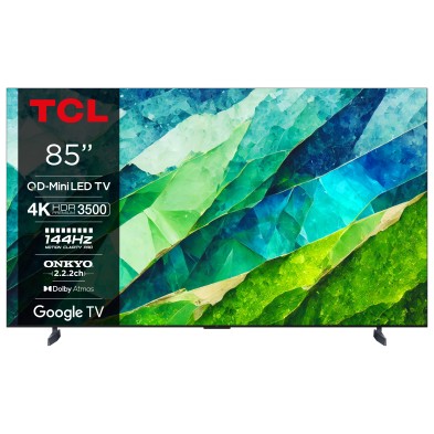 TCL C855 85C855 Televisor 2,16 m (85") 4K Ultra HD Smart TV Wifi Negro 3500 cd / m²