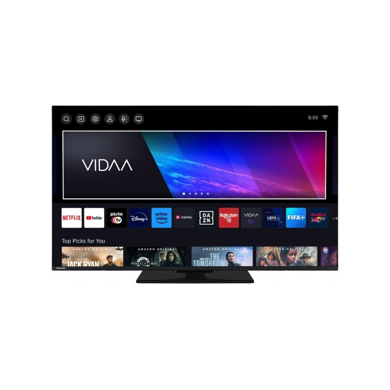 Toshiba 50QV3463DG Televisor 127 cm (50") 4K Ultra HD Smart TV Negro 250 cd / m²