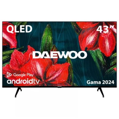 Televisor Daewoo 43" 43DM55UQPMS - 4K Ultra HD, QLED, AndroidTV, ALLM