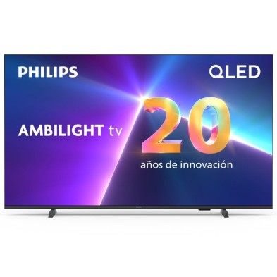 Televisor QLED Philips 43" 43PUS8209 - 4K Ultra HD, Ambilight, HDR10, SO TITAN, 20 W