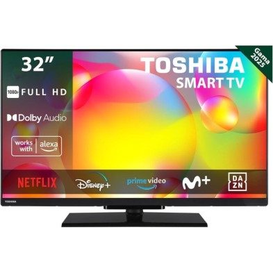 Televisor Toshiba 32" 32LV3463DG - Full HD, Smart TV VIDAA, HDR10, WiFi, BT, Miracast, PVR, 12 W