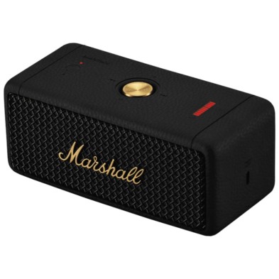 Altavoz Marshall Emberton II Black & Brass - 20W,Batería 30h, True Stereophonic, IP67, Bluetooth 5.1