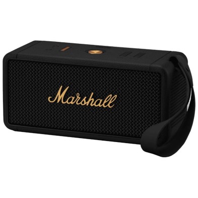 Altavoz Marshall Middelton Black & Brass - 30W, Batería 20h, True Stereophonic, Bluetooth 5.1, IP67