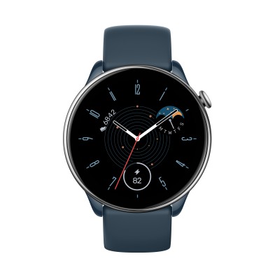 Smartwatch Amazfit GTR Mini 3,25 cm (1.28") AMOLED 42 mm Digital 416 x 416 Pixeles Pantalla táctil Azul, Plata GPS