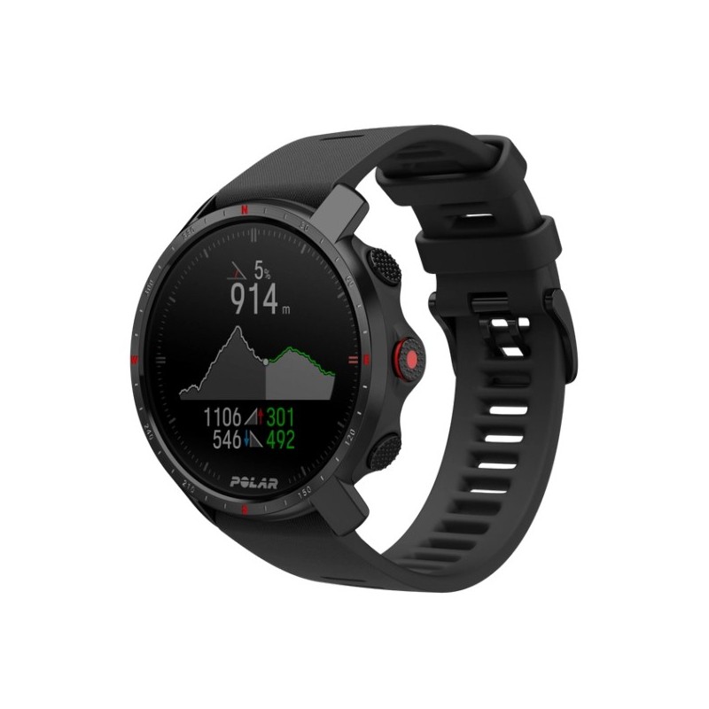 Smartwatch Polar Grit X Pro Titan 3,05 cm (1.2") MIP 47 mm Digital 240 x 240 Pixeles Pantalla táctil Negro GPS