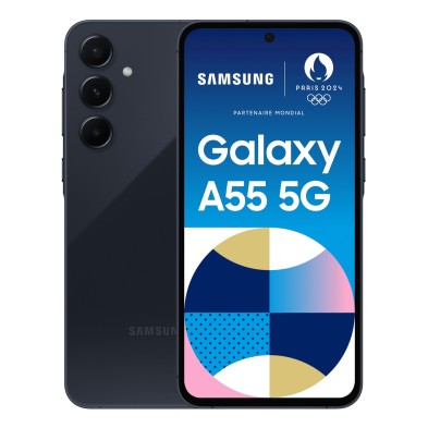 Samsung Galaxy A55 5G 16,8 cm (6.6") Ranura híbrida Dual SIM Android 14 USB Tipo C 8 GB 256 GB 5000 mAh Marina